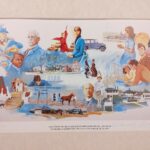 Sidewalk Sam Rob Guillemin Framingham History Cooperative Bank MutualOne Litho