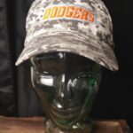 LA Dodgers Digital Camo Grey White Orange Baseball Cap Hat Adult Large