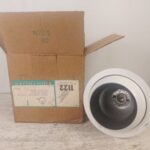 NOS Vintage Lightolier 1122 White Ceiling Eyeball Canister Light Mid Century Mod