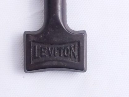 Vintage Leviton Lamp Socket Holder Paddle Bakelite Switch Rotary Turn Knob Parts - Image 2