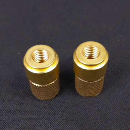 Knurled Brass Insert Part Lamp Finial/Topper DIY Making Hardware 1/4-27 +1/8 IPS - Image 4