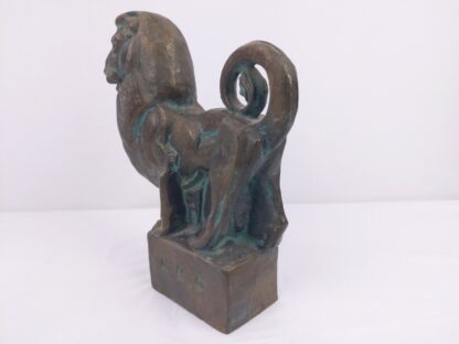 Fred Press Leo Lion Zodiac Cast Metal Sculpture Casting Signed MCM - Image 13