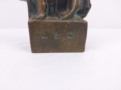 Fred Press Leo Lion Zodiac Cast Metal Sculpture Casting Signed MCM - Image 6