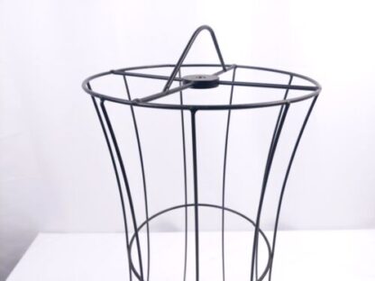 16" Swag Lamp Lampshade Frame Steel Wire Shade Parts Hourglass Pendant Hanging - Image 3