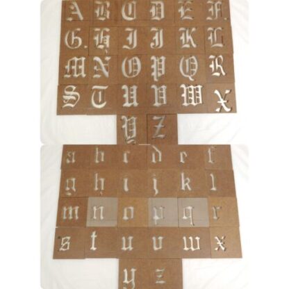 4" LARGE Alphabet Letter Masonite Block Mold Stamp Press Stencil Printing Sign