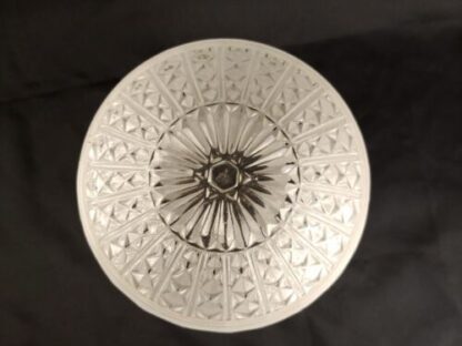 VTG Art Deco White Frosted Ornate Ceiling Table Lamp Diffuser Shade 4" Fitter - Image 11