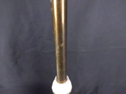 VTG 26" Set/Pair 2 Stiffel Hollywood Regency White/Gold Metal Table Lamps 1960s - Image 13