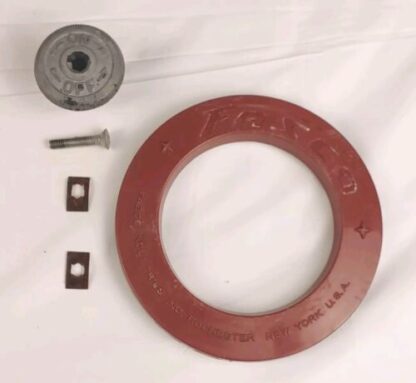 Vintage Fasco Fan Replacement Parts - Plastic Ring Logo Bezel & Oscillating Knob