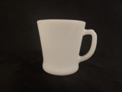 VTG Fire King Anchor Hocking Milk Glass Plain Blank Coffee Mug Cup D Handle