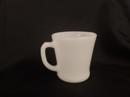 VTG Fire King Anchor Hocking Milk Glass Plain Blank Coffee Mug Cup D Handle - Image 2