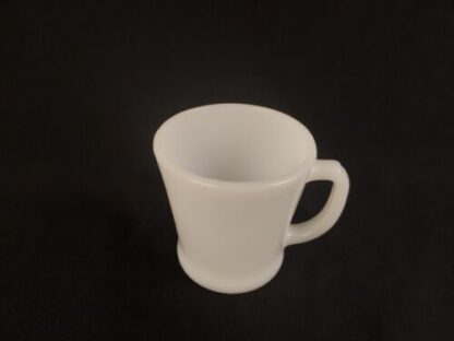 VTG Fire King Anchor Hocking Milk Glass Plain Blank Coffee Mug Cup D Handle - Image 4