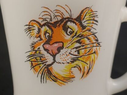 Vintage Exxon Mobile Tiger Logo Anchor Hocking Fire King USA Coffee Tea Mug Cup - Image 7