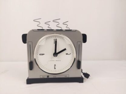 Vintage Kitchen | Moderne Postmodern Art Toaster Wall Clock 90s Memphis Deco Pop - Image 12