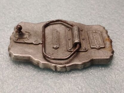 Vintage 1983 American Buckle Company Pewter Enameled Eagle Belt Buckle - Image 15