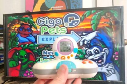 Hasbro Giga Pets Explorer TV Game System Plug & Play Virtual Pet Games Hamster - Image 2