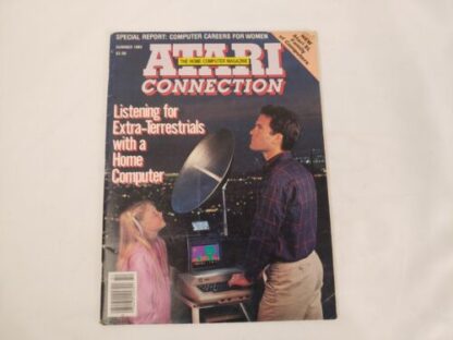 ATARI CONNECTION Home Computer Magazine Summer 1983 SETI@Home Alien Group Ad VTG