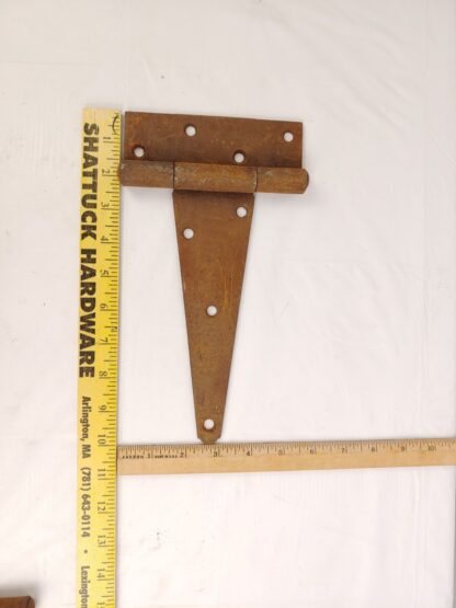 Lot of Four (4) Vintage Barn Garage Shed Door Strap Hinges Rust Patina 10 Inch - Image 5