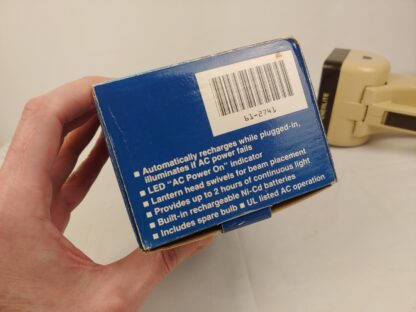 Vintage Radio Shack Archer AC Rechargeable Lantern Flashlight Enerlite 61-2741 - Image 14