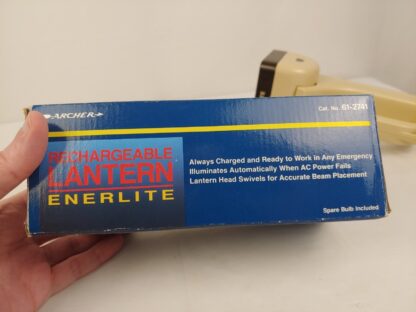 Vintage Radio Shack Archer AC Rechargeable Lantern Flashlight Enerlite 61-2741 - Image 16