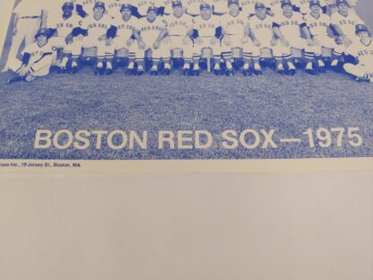 Vintage 1975 Boston Red Sox Team Photo American League Champions 12.25" x 8.25" - Image 10