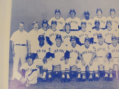 Vintage 1975 Boston Red Sox Team Photo American League Champions 12.25" x 8.25" - Image 11