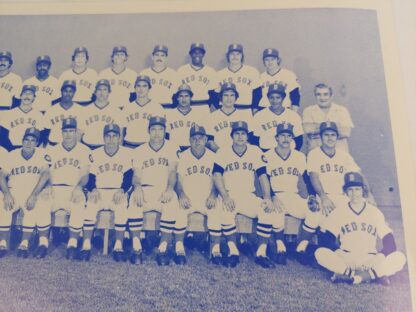 Vintage 1975 Boston Red Sox Team Photo American League Champions 12.25" x 8.25" - Image 12