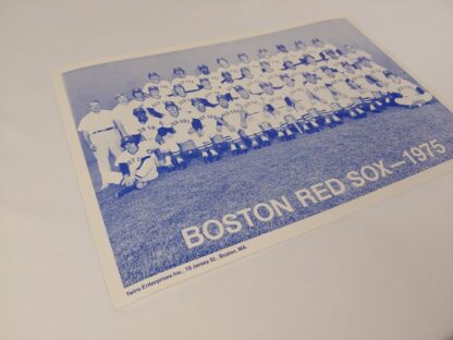 Vintage 1975 Boston Red Sox Team Photo American League Champions 12.25" x 8.25" - Image 5