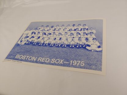 Vintage 1975 Boston Red Sox Team Photo American League Champions 12.25" x 8.25" - Image 6