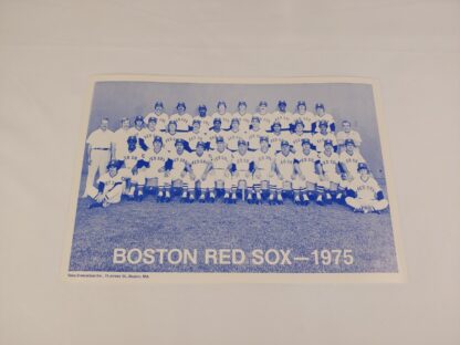 Vintage 1975 Boston Red Sox Team Photo American League Champions 12.25" x 8.25" - Image 7