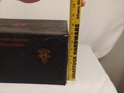 Vtg/Antique House of Kuppenheimer Special Orders Clothing Wood Box Retail Store - Image 23