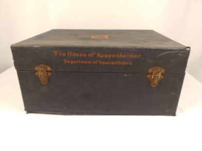 Vtg/Antique House of Kuppenheimer Special Orders Clothing Wood Box Retail Store - Image 4