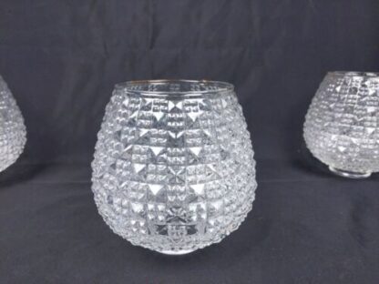 VTG MCM Set 3 Tension Pole Clear Glass Lamp Shade Replacement Globe 2-1/8 Fitter - Image 11