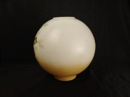Vintage 9.5" Hand Painted Roses/Floral Parlor Banquet Lamp Globe Shade Gradient - Image 5