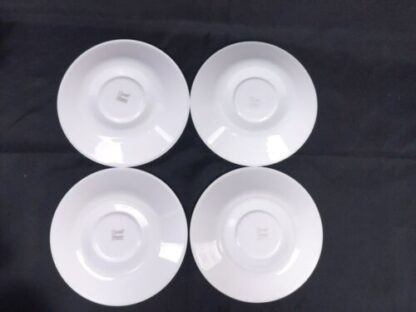 VTG Corelle Blue Snowflake Garland Set Of 4 Coffee Tea Cups & Saucers 8 Piece - Image 7