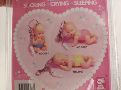 Takmay Anita Doll Battery Operated Mini Baby Keychain Sucking Crying Sleeping - Image 4