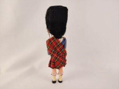 VTG 8.5" Scottish Doll Tartan Bagpipes Kilt Sleepy Eyes Hard Plastic In Tube Blk - Image 11