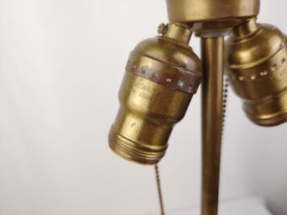 Vintage/Antique 22" Meiji Period Satsuma Vase Moriage Immortals Table Lamp Gold - Image 23