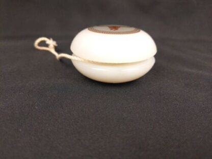 VTG Avon Wild Country Glow In The Dark Yo-Yo Cattle Skull Promo White Plastic UV - Image 5