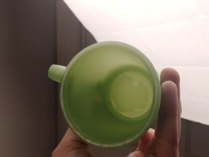 Vintage Fire King Jadeite Flat Bottom D Handle Mug Coffee Cup Anchor Hocking - Image 10
