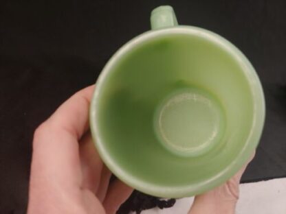 Vintage Fire King Jadeite Flat Bottom D Handle Mug Coffee Cup Anchor Hocking - Image 11