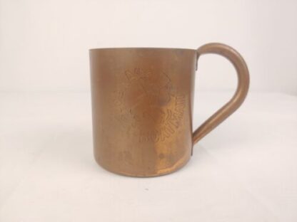 Vintage Vodka Boatman Copper Mug Cup Patina