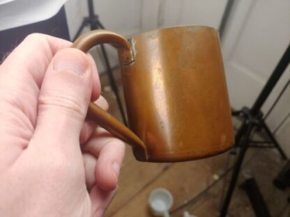 Vintage Vodka Boatman Copper Mug Cup Patina - Image 3