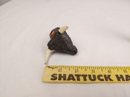 2 VTG Molded Plastic Bull Cattle Head Decanter Stoppers For Liquor Bottle 3/4 - Image 12