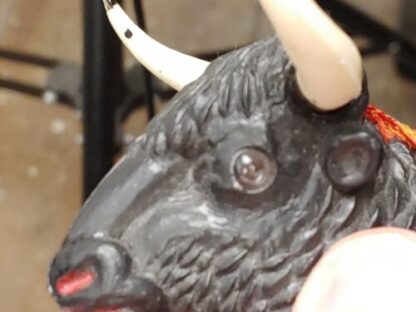 2 VTG Molded Plastic Bull Cattle Head Decanter Stoppers For Liquor Bottle 3/4 - Image 21