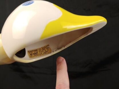 Vintage 80s Gooseneck Ceramic Goose Head Shade George Kovacs Style Lamp Memphis - Image 24