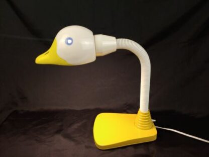 Vintage 80s Gooseneck Ceramic Goose Head Shade George Kovacs Style Lamp Memphis - Image 4