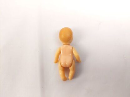 Vintage Miniature Plastic Jointed Baby Doll Painted Face 1.75" / 1-3/4" - Image 3