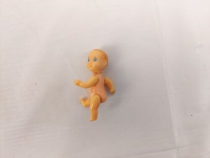 Vintage Miniature Plastic Jointed Baby Doll Painted Face 1.75" / 1-3/4" - Image 9