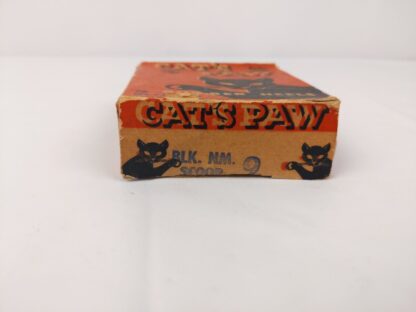 Vintage CAT'S PAW Black Rubber "BLK. NM. SCOOP 9" Boot Shoe Heels w/Box - Image 13