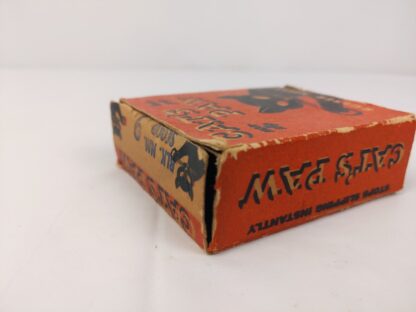 Vintage CAT'S PAW Black Rubber "BLK. NM. SCOOP 9" Boot Shoe Heels w/Box - Image 17